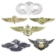 badge with wings